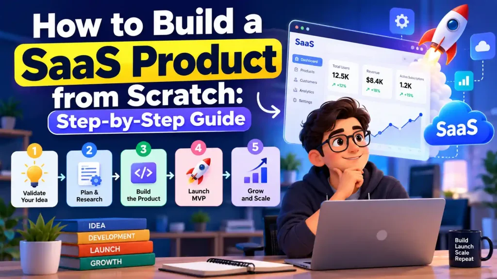 How to Build a SaaS Product from Scratch Step-by-Step Guide