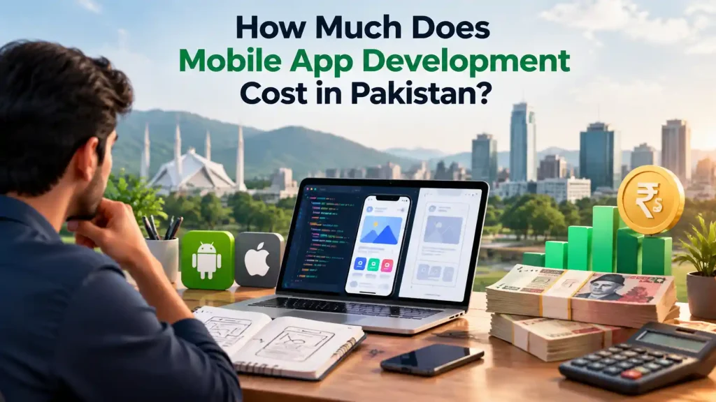 Featured Image Alt Mobile app development cost in Pakistan – pricing breakdown by app type
